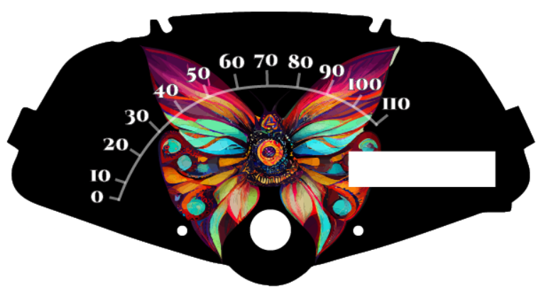 Tribal Butterfly Faceplate