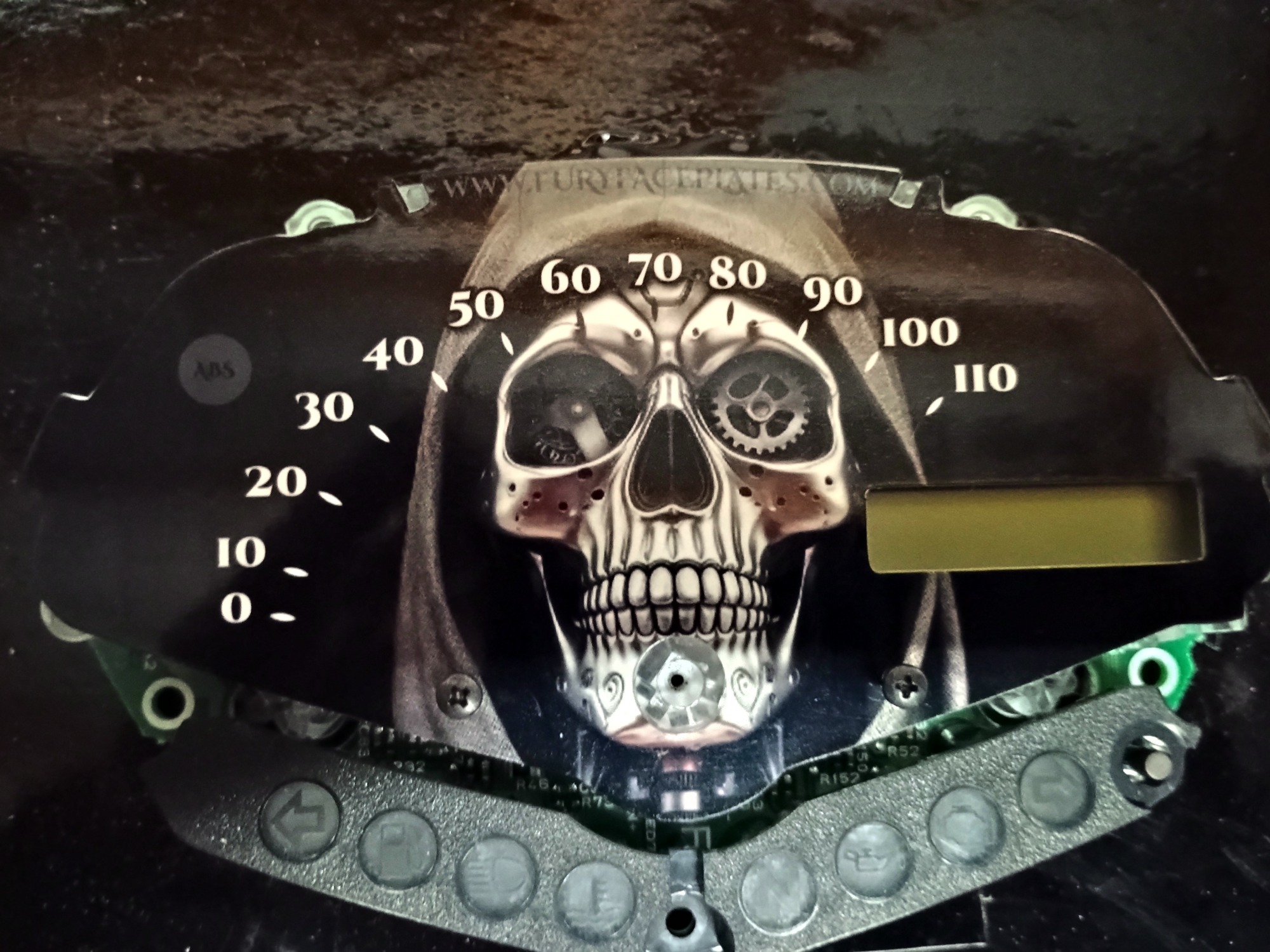 Steampunk Faceplate Skull