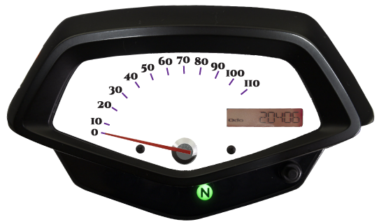 Standard Hash marks for speedometer faceplate